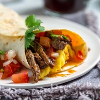 Barbacoa Desayuno Burrito