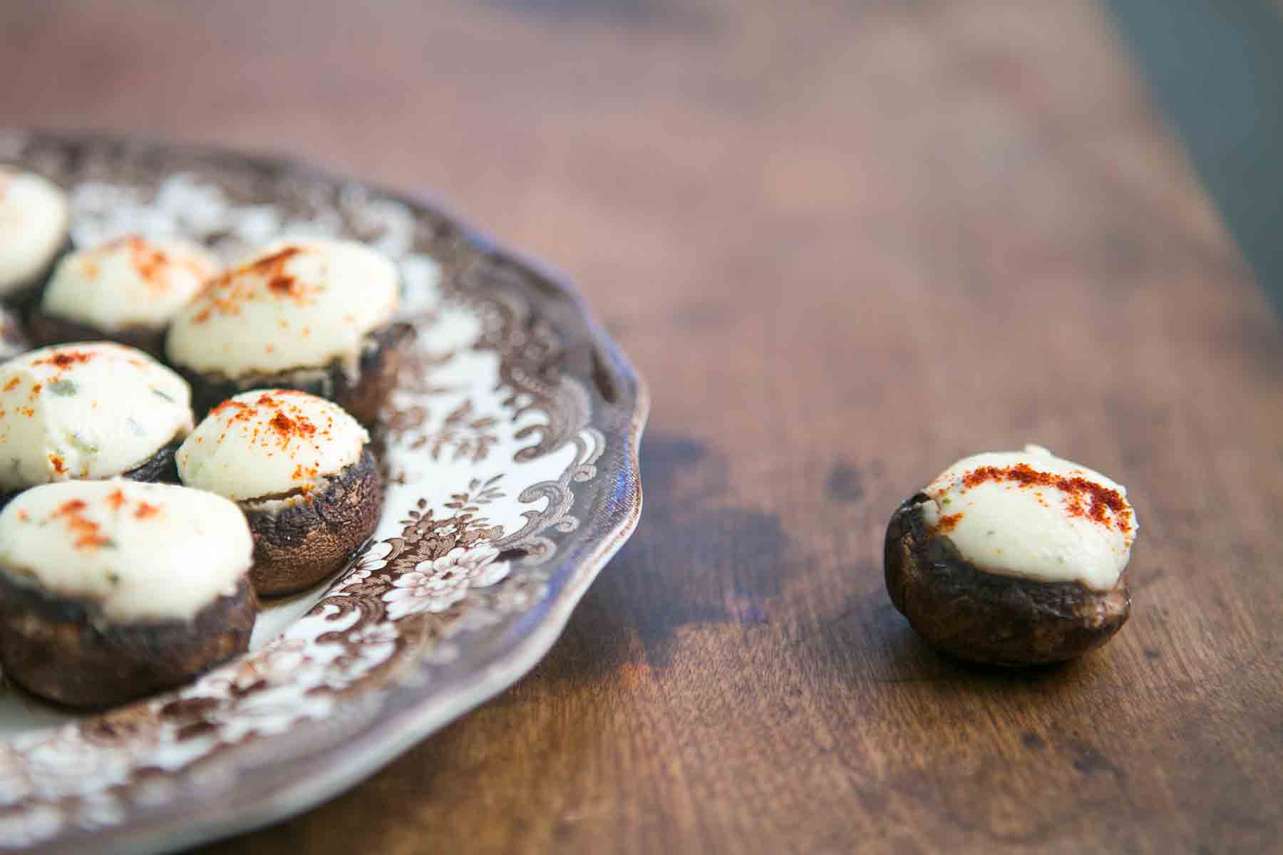 Boursin Stuffed Mushrooms
