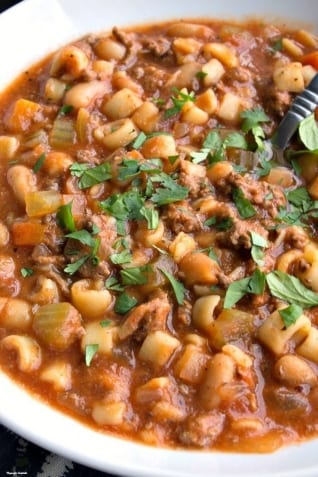CrockPot Pasta e Fagioli