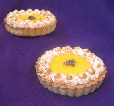 Deliciosas tartelettes de crema de limón