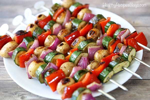 Brochetas de Vegetales