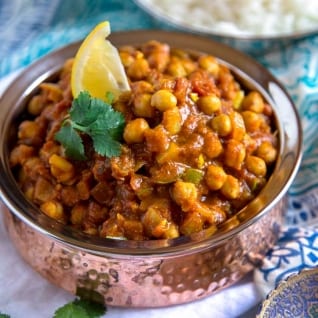 Masala de garbanzos fácil