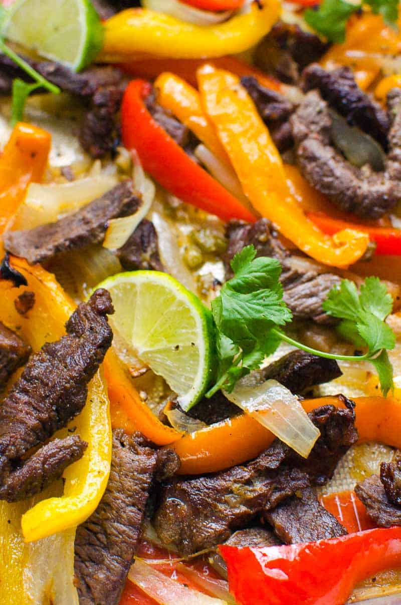 fajitas de carne