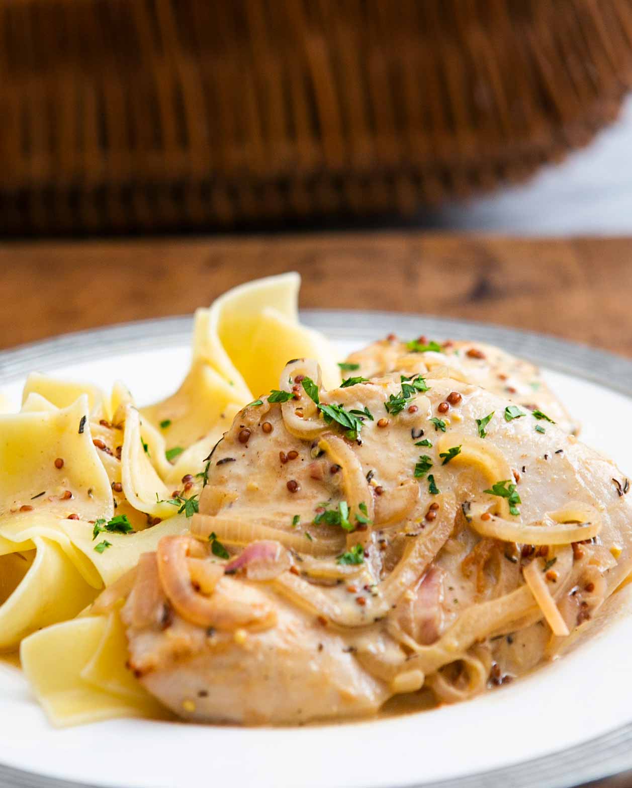 pollo cremoso dijon