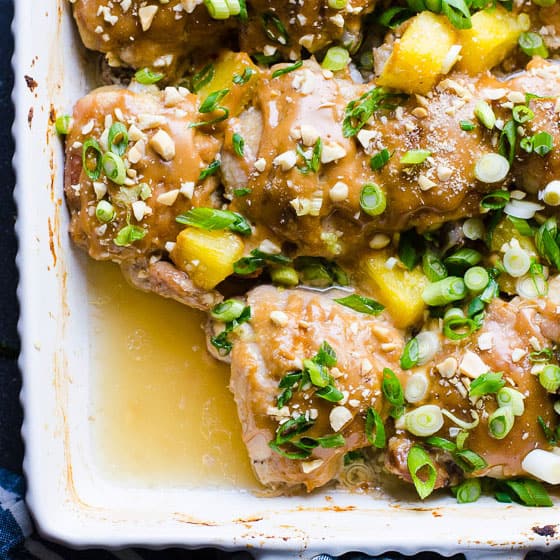 Pollo con salsa de maní - iFOODreal