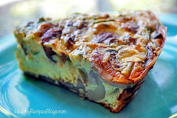 Frittata de Champi&ntilde;ones