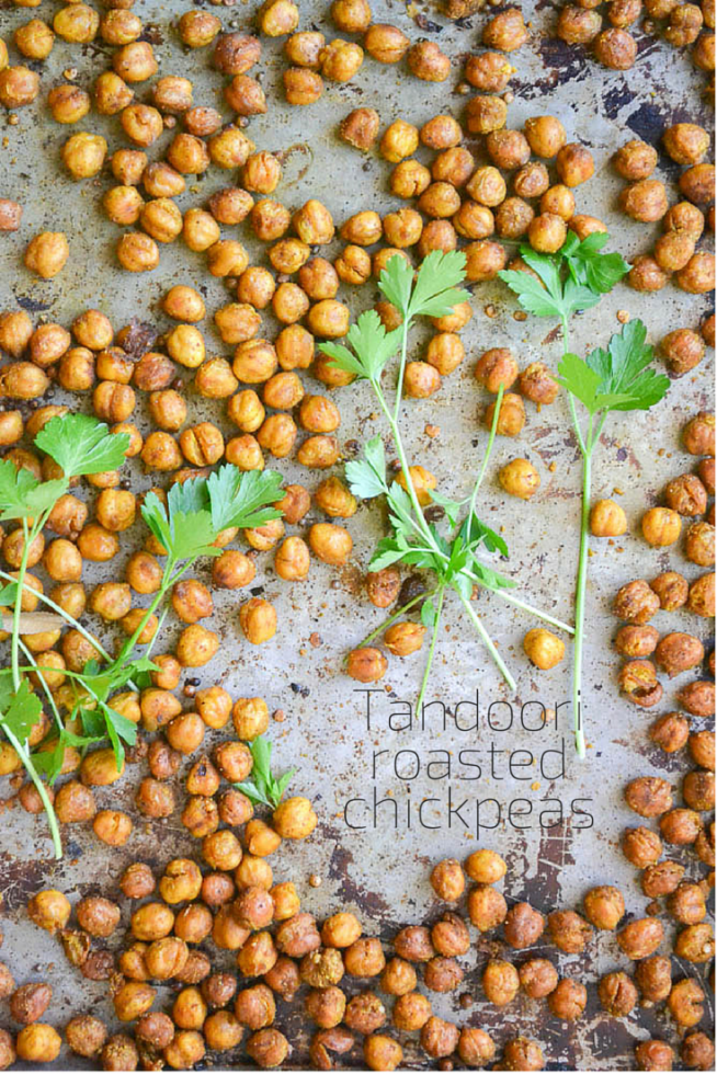 Grão de bico assado com especiarias tandoori