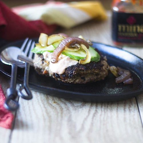 Harissa Burger marroqu&iacute; #Moroccan #glutenfree #turkey #burger