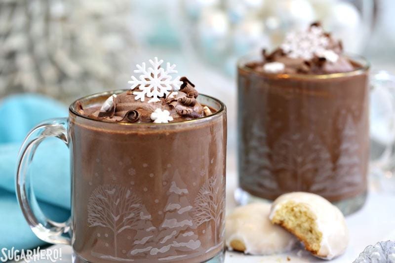 Chocolate Caliente con Menta