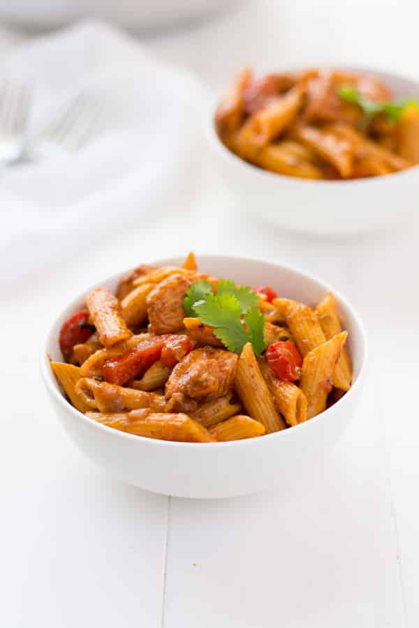 Pasta de pollo puertorrique&ntilde;a