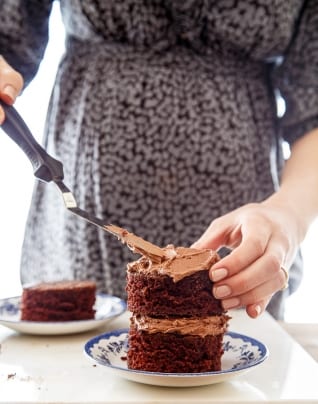 Tortas De Mini Capas De Chocolat