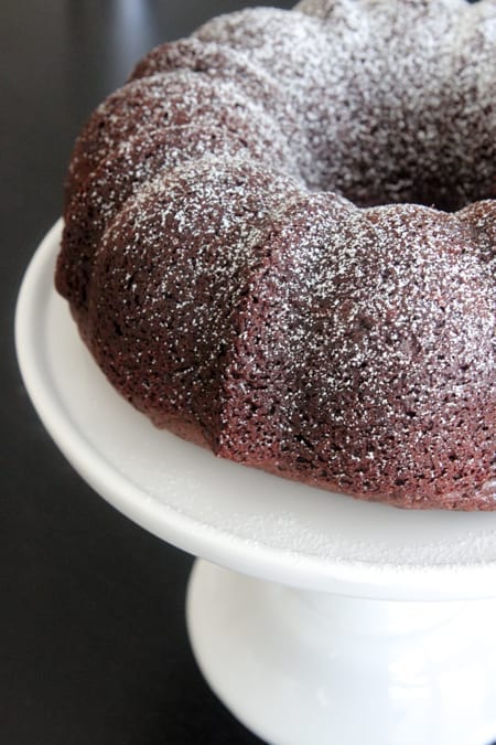 Pastel de chocolate Bundt