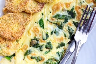 Tortilla De Feta, Espinaca Y Tomat