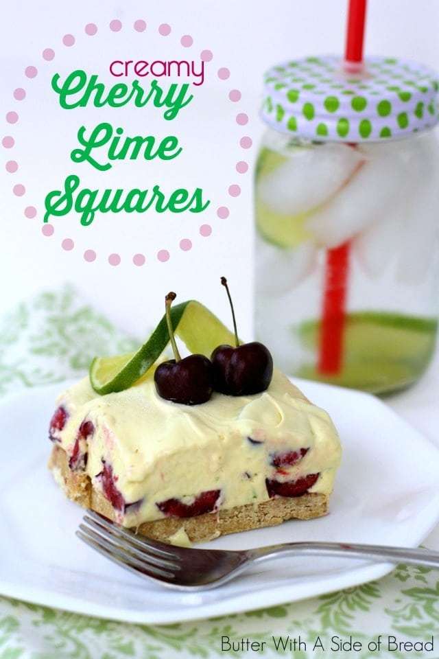 CUADRADOS DE LIMA Y CEREZA