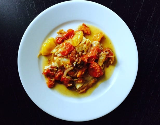 Red Snapper with Roasted Tomatoes