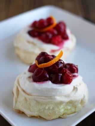 Arándano Naranja Pavlova