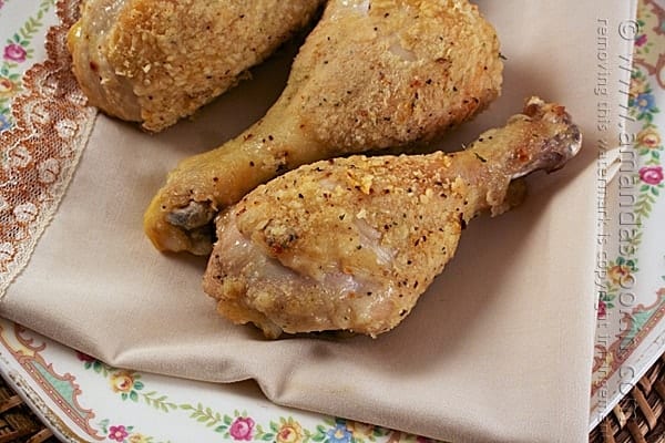 Patas de pollo frito al horno de Amanda