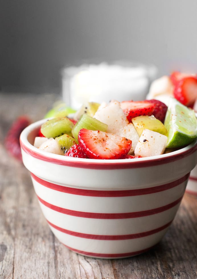 Pico de gallo de frutas