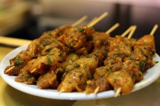 Pinchos Morunos (Pinchos De Cerdo Español)