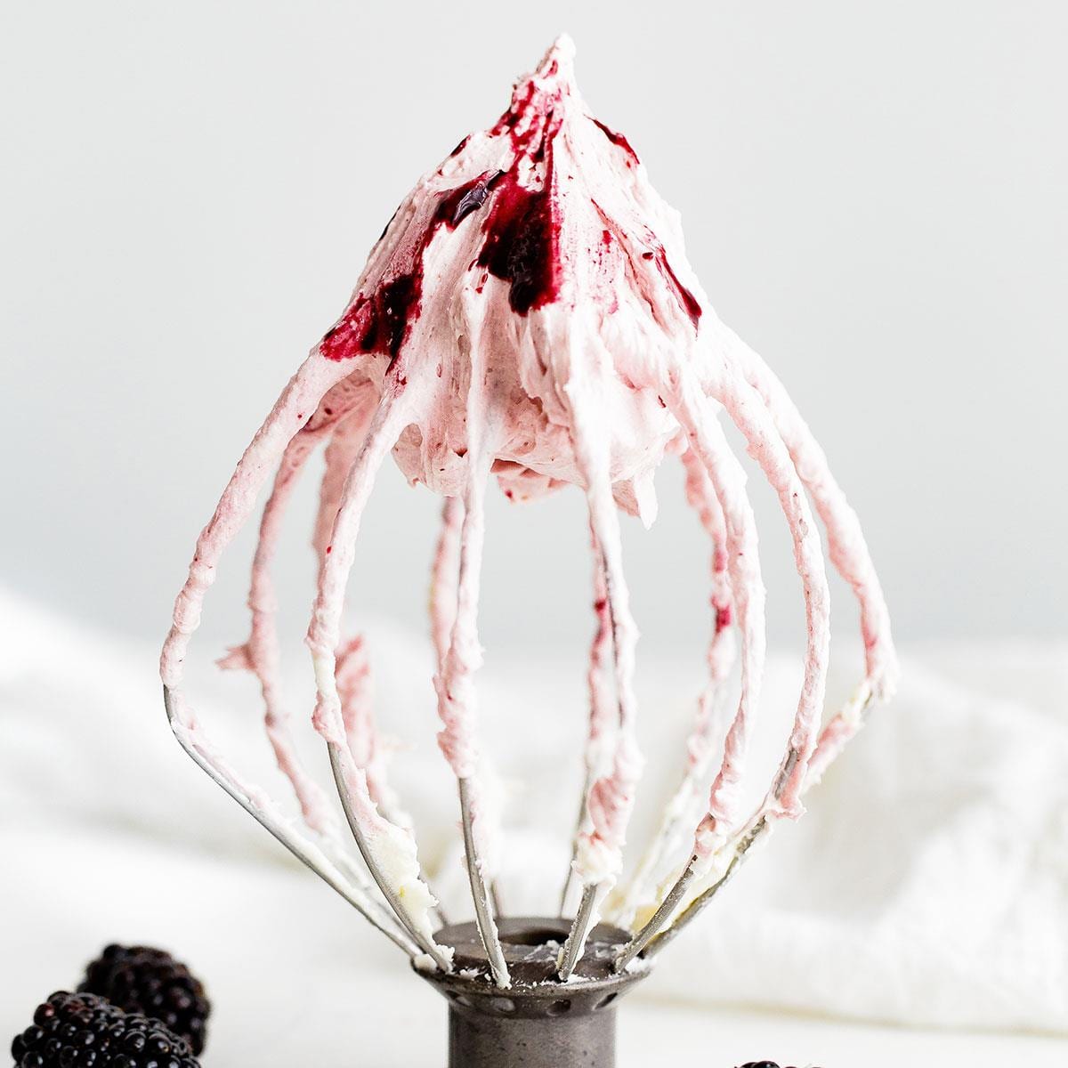 Receta de Blackberry Buttercream