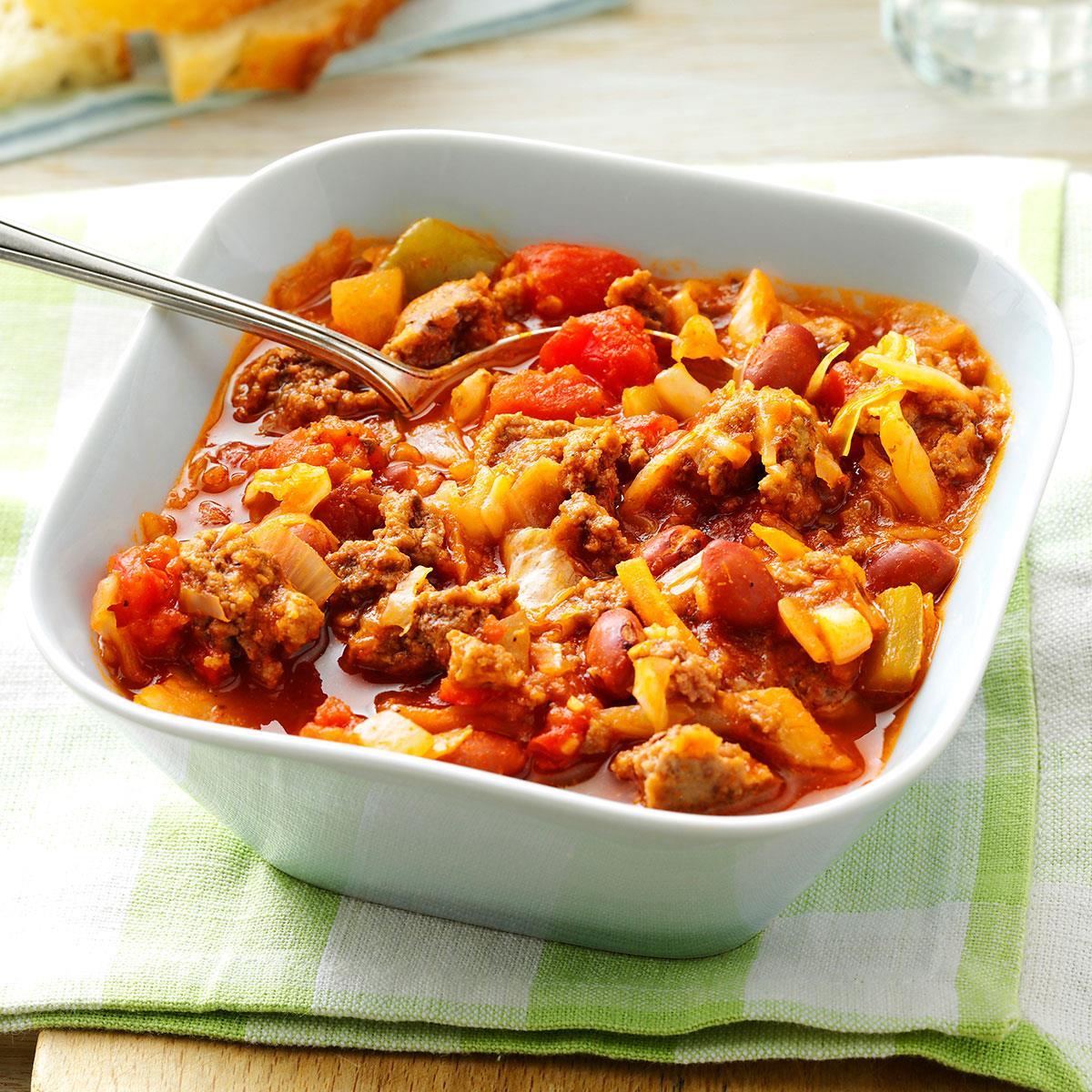 Receta de estofado de frijoles de coles Beefy
