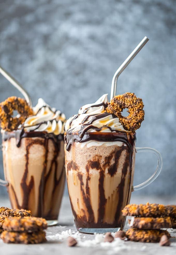 Bebida de caf&eacute; helado fr&iacute;o