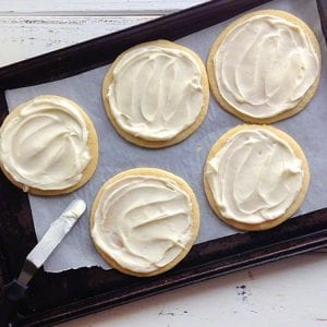 Receta de glaseado de galletas de azúcar