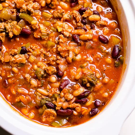 Receta sabrosa y saludable de chile pavo - iFOODreal