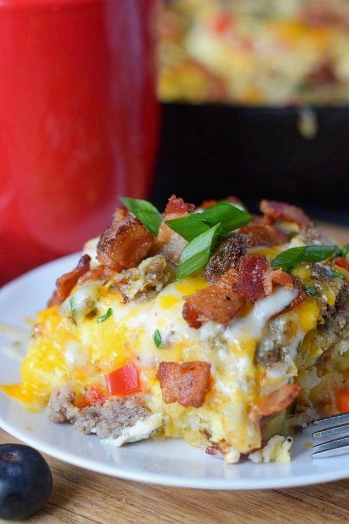 Cazuela de desayuno fácil