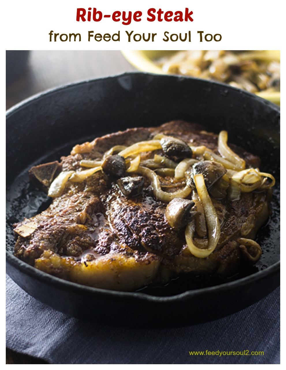 Ribeye Rib-eye Steak from Feed Your Soul Too