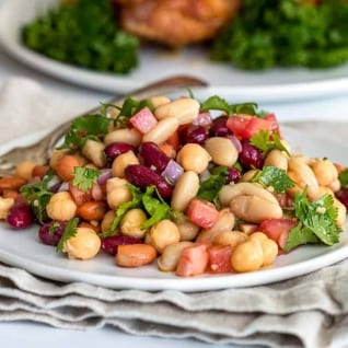 Ensalada de frijoles del suroeste