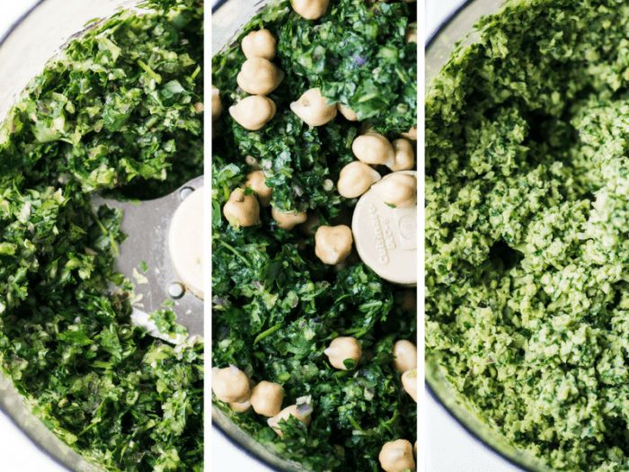 Fazendo falafel caseiro para uma saladeira de falafel ~ theviewfromgreatisland.com
