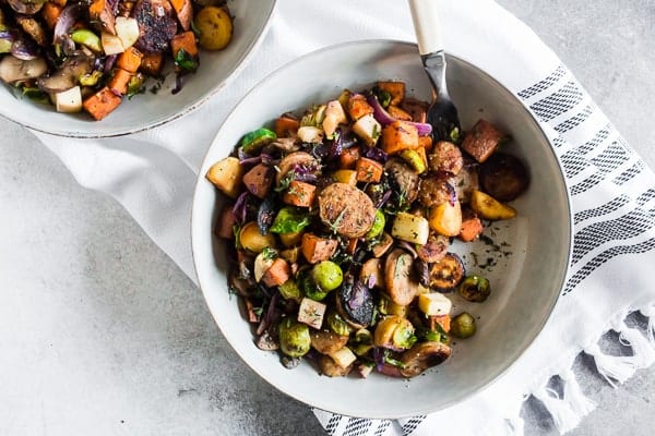 Salchicha De Pollo Otoño Hash Vegetal