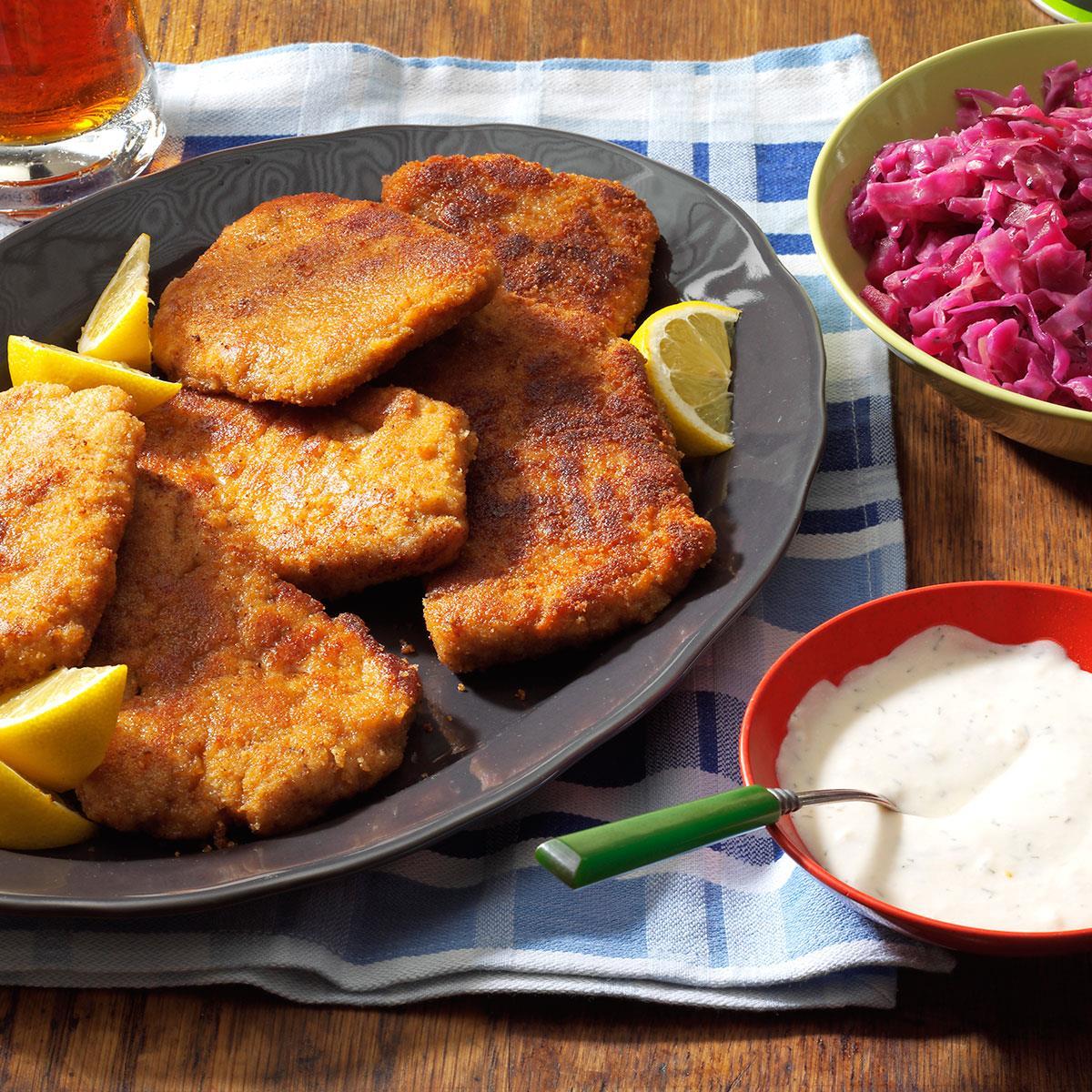 Receta de Schnitzel de Cerdo Air-Fryer