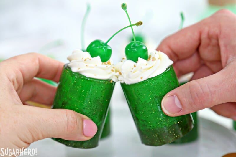 Shamrock Shake Shots