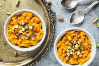 Postre de zanahoria indio & # 8211; Gajar ka halva