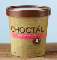 Choctal de baunilha indonésio