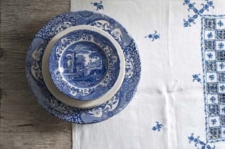 Spode azul italiano celebra 200 años de aniversario