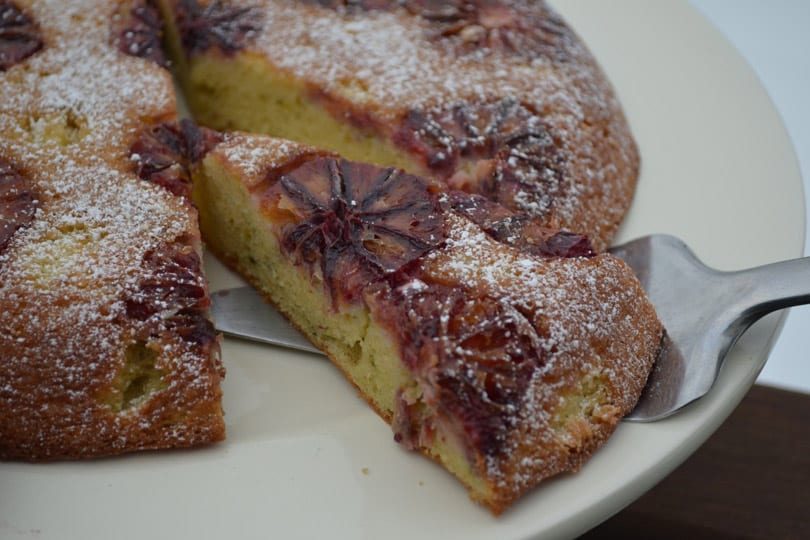 Tarta de sartén de naranja y almendra sin gluten