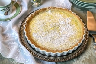 Tarta De Limón Fácil Con Corteza De Shortbread