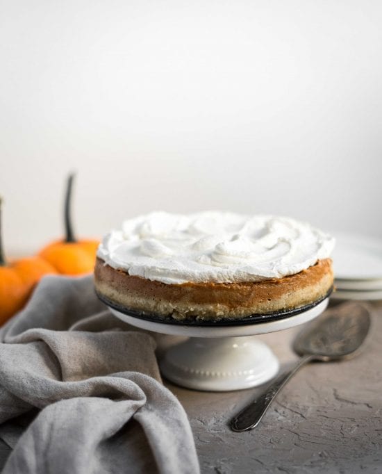 Pastel de calabaza instantáneo sin granos