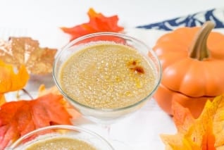No-Bake Pumpkin Pie Spice Creme Brlé