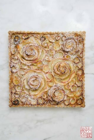 Tarta Frangipane De Manzana Rosa
