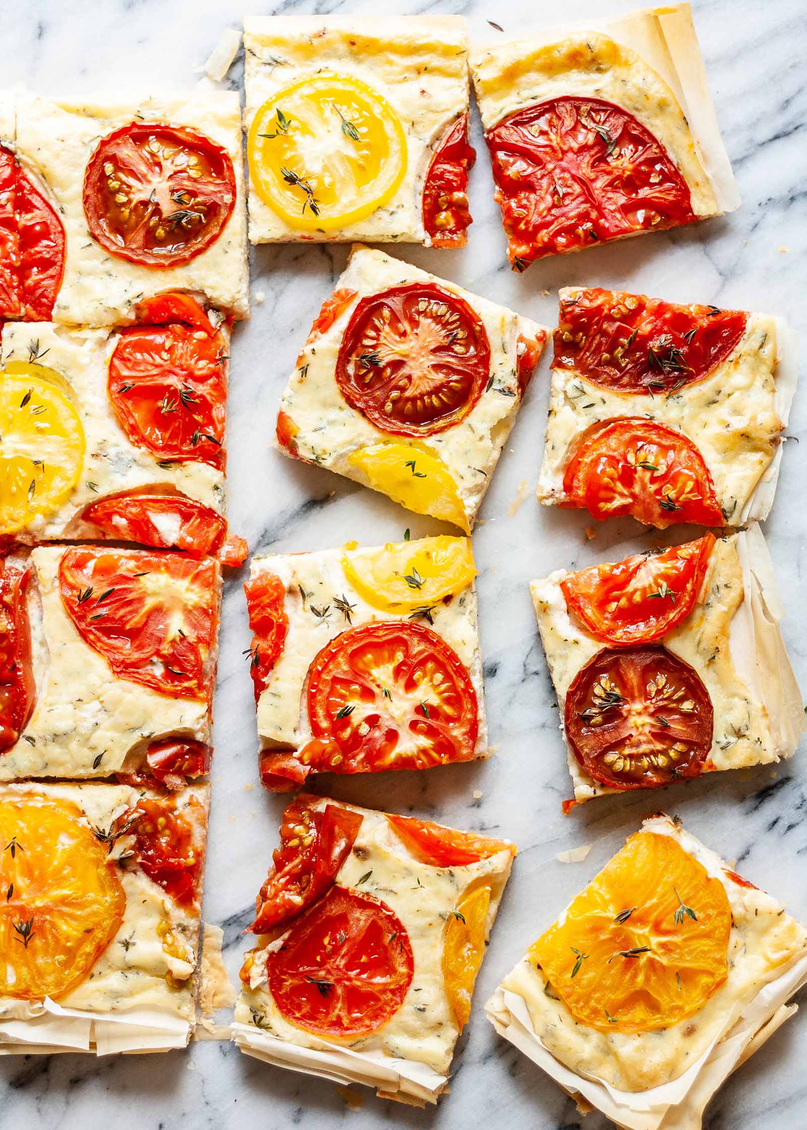 Receita da torta de tomate da herança