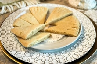 Un shortbread escocés clásico para tu bandeja de galletas navideñas
