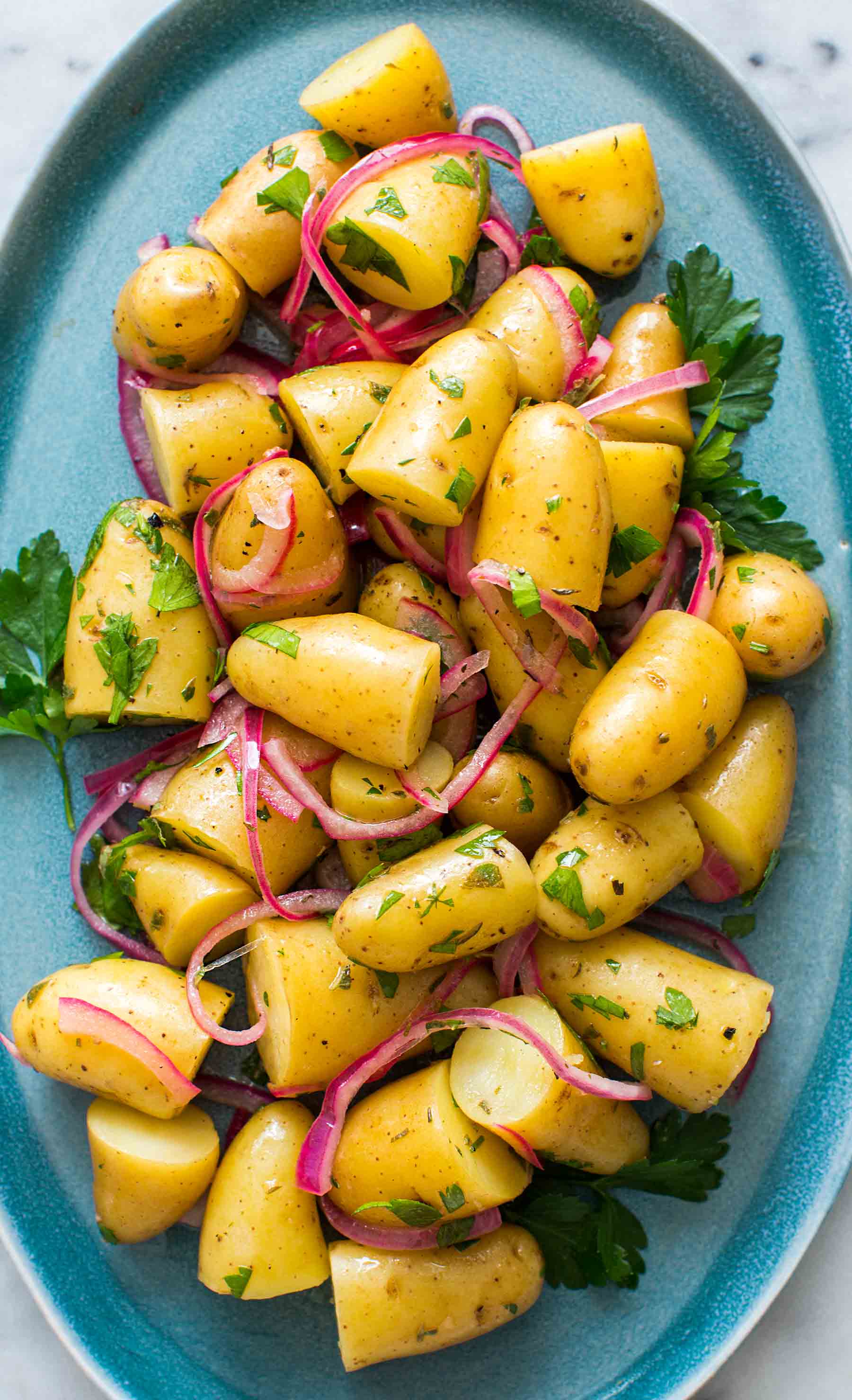 Fingerling Potatoes with Herb Vinaigrette