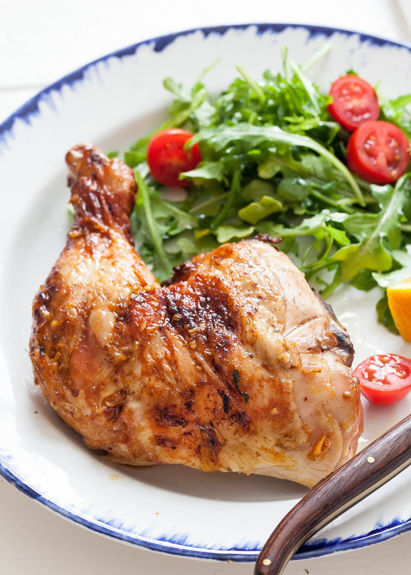 Ginger-Orange Spatchcocked Chicken