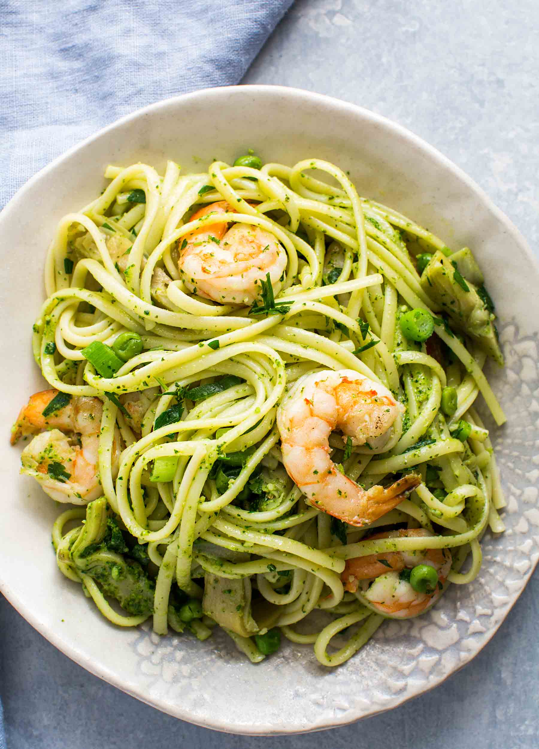 Shrimp Artichoke Pasta