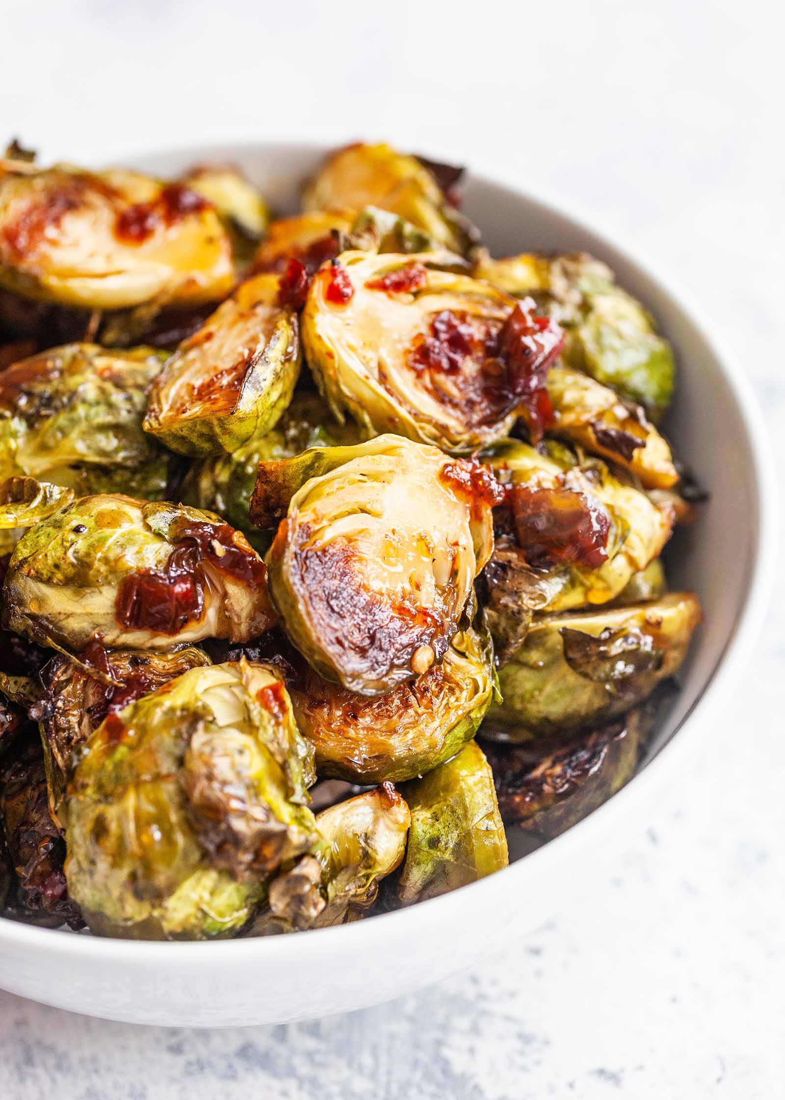 Roasted Brussel Sprouts with Chipotle