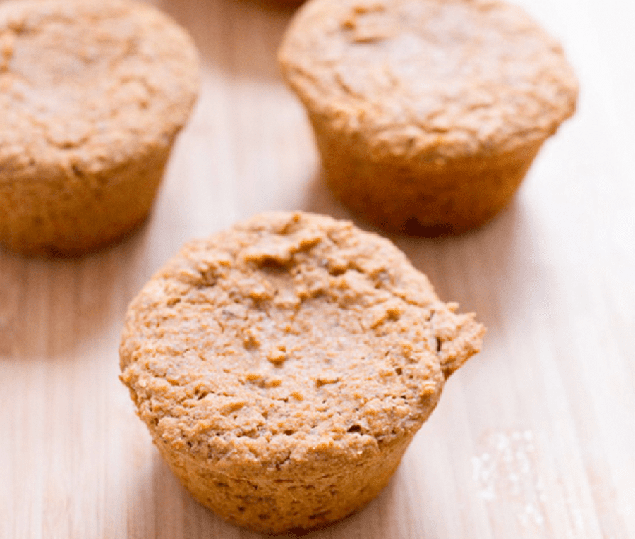 Muffins de abóbora e broa